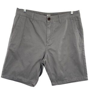 Katin Gray Cotton Chino Shorts Size 36